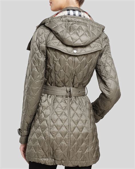 burberry finsbridge quilted coat mink gray|Burberry Quilted Parka .